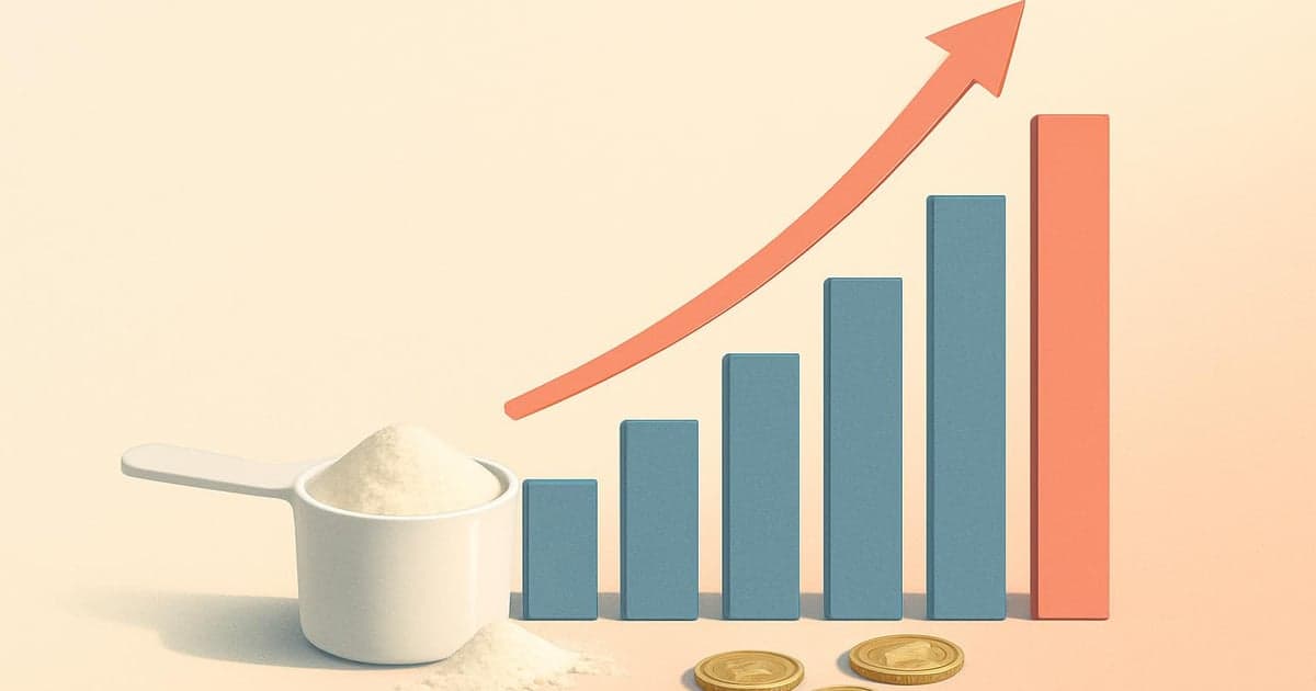 Whey-Preise 2026: Plus 26 Prozent in 10 Monaten