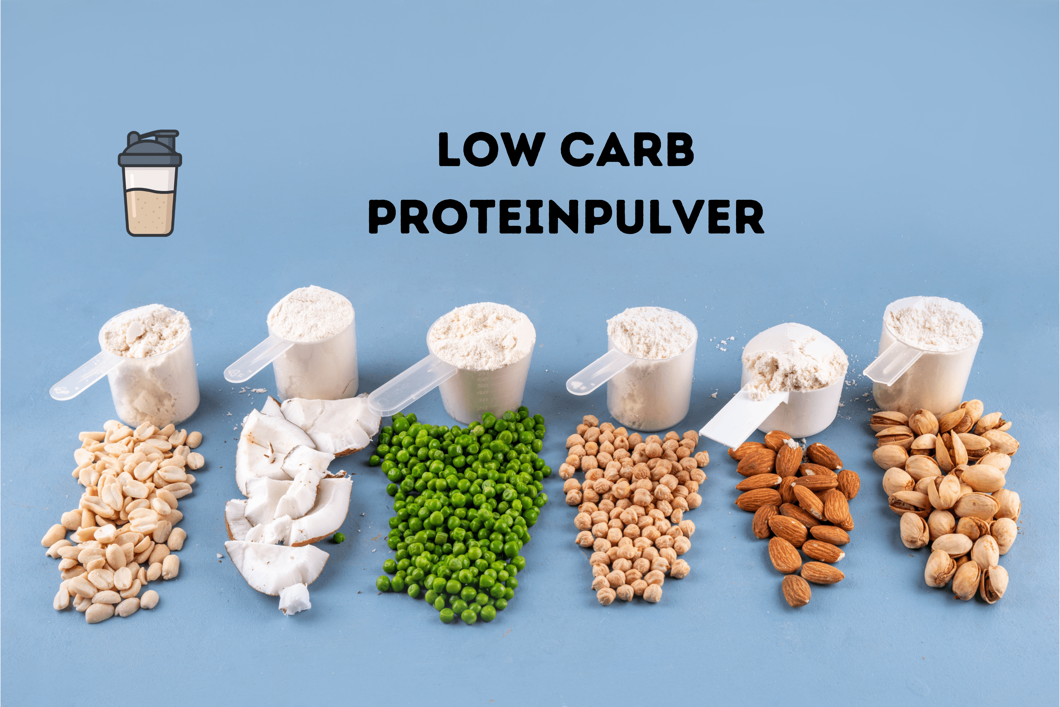 Vegan Low-Carb Protein Powders