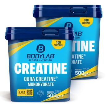 2 x QURA Creatine™ Monohydrate (500g)