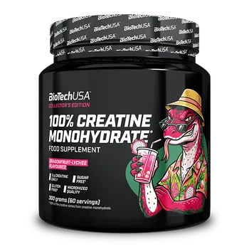 100% Creatine Monohydrate - 300 g Drachenfrucht-Litschi