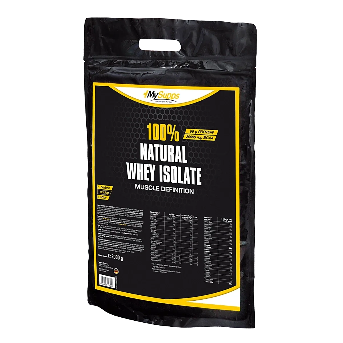 My Supps 100 % Natural Whey Isolate 100 % Cfm – Natural