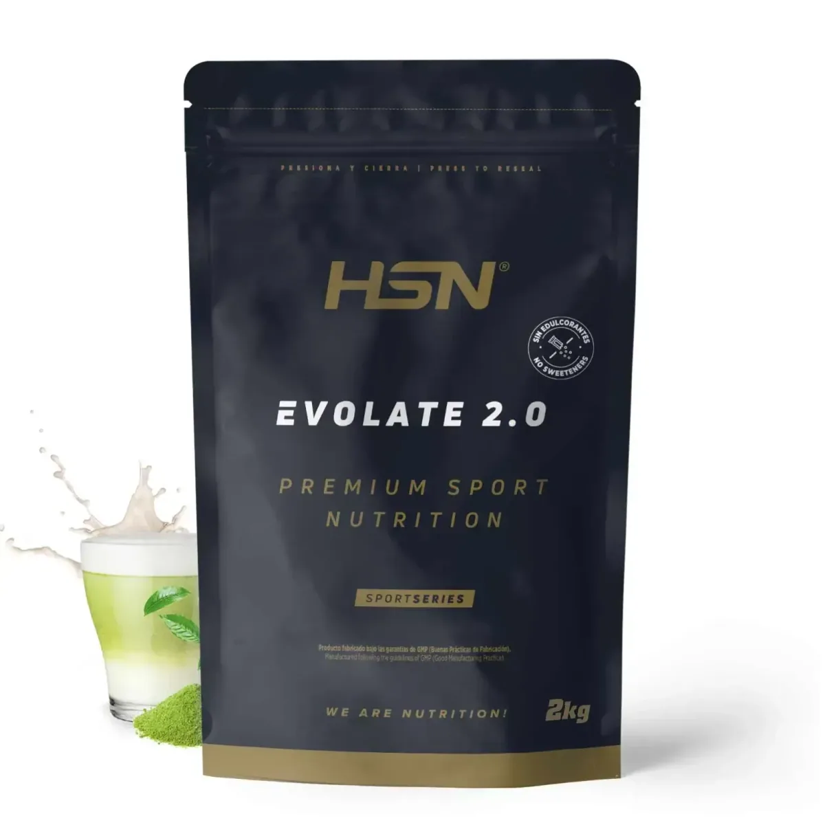 EvoLate 2.0 ohne Süßstoffe (Whey Isolat CFM) – Matcha Latte