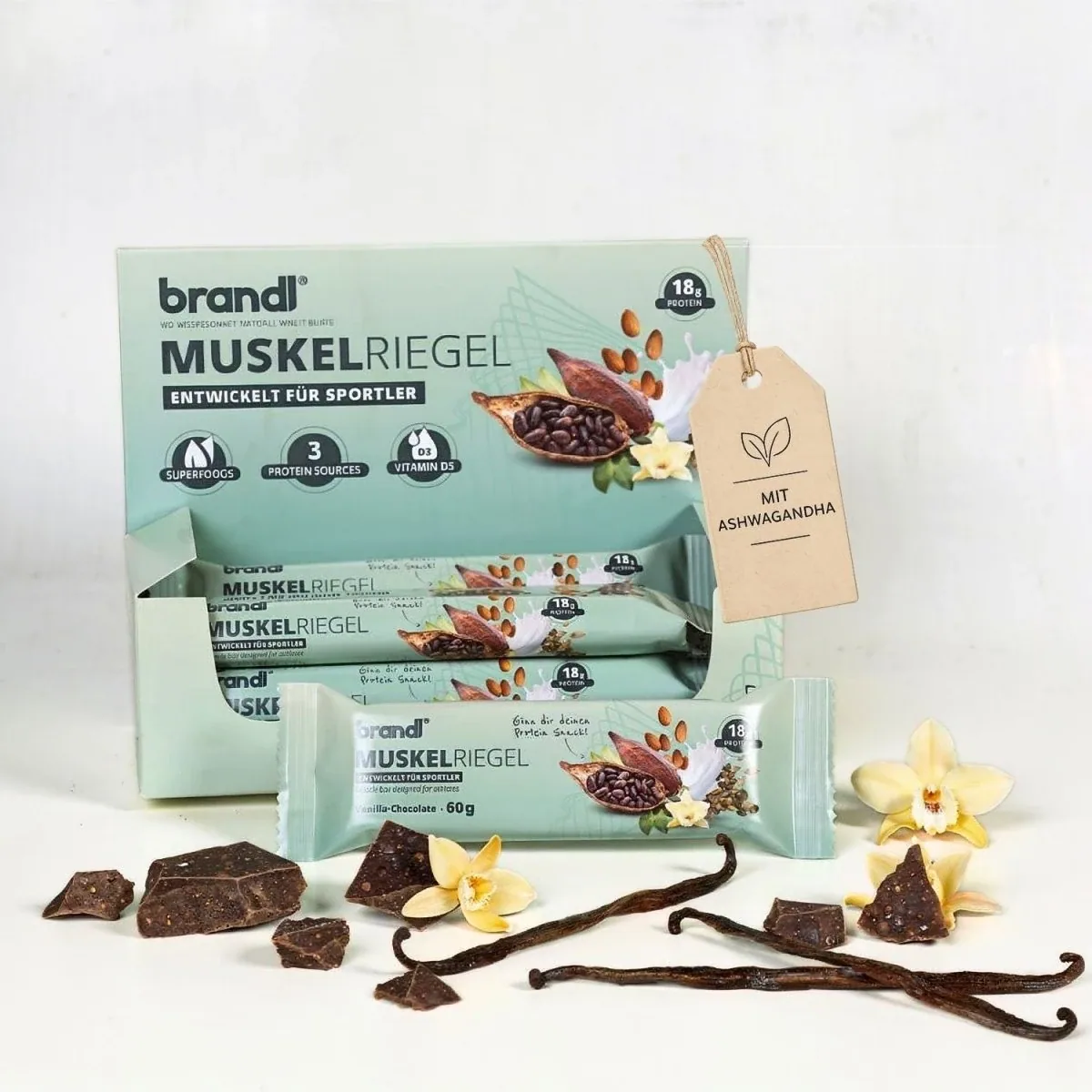 Muskelriegel – Vanille-Schoko