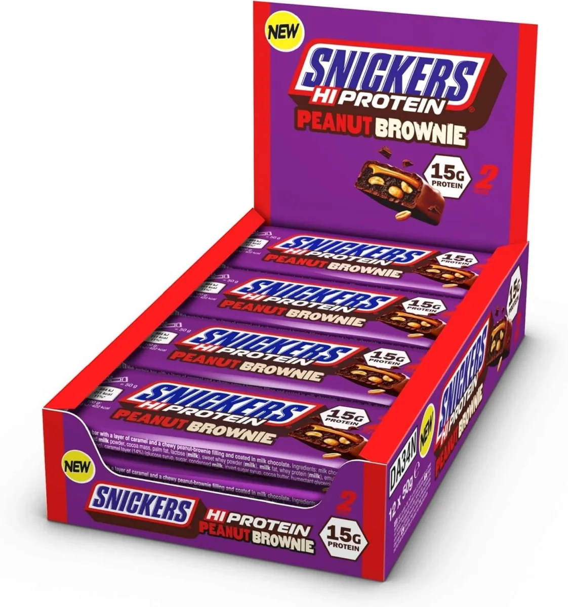 Snickers High Protein Bar Peanut Brownie – Snickers High Protein Bar Peanut Brownie