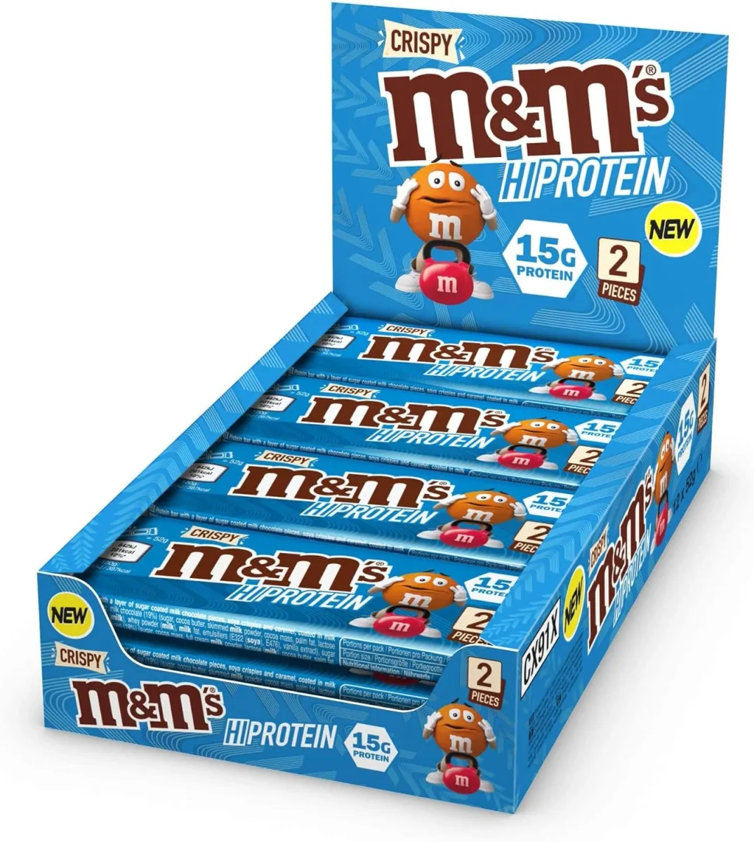 M&M's Crispy High Protein Bar Milk Chocolate – M&M's Crispy High Protein Bar Milk Chocolate