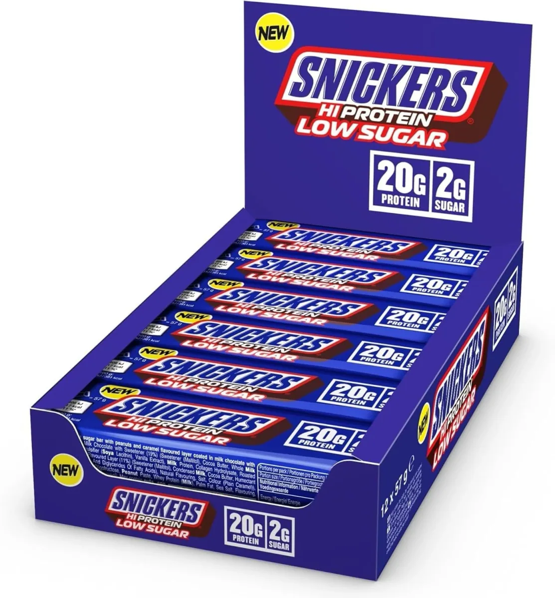 Snickers Low Sugar High Protein Bar – Milk Chocolate
