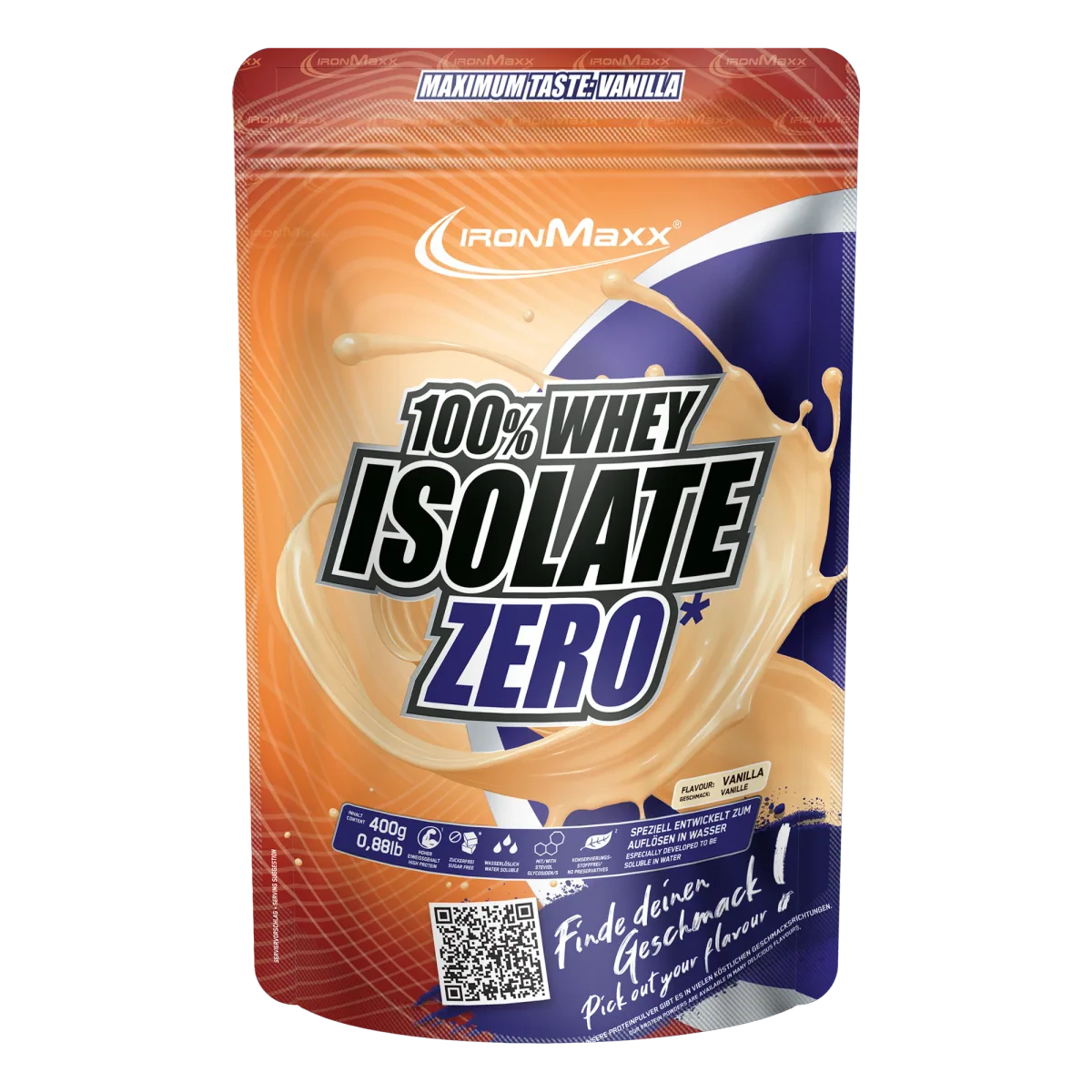 100% Whey Isolate ZERO – Vanille