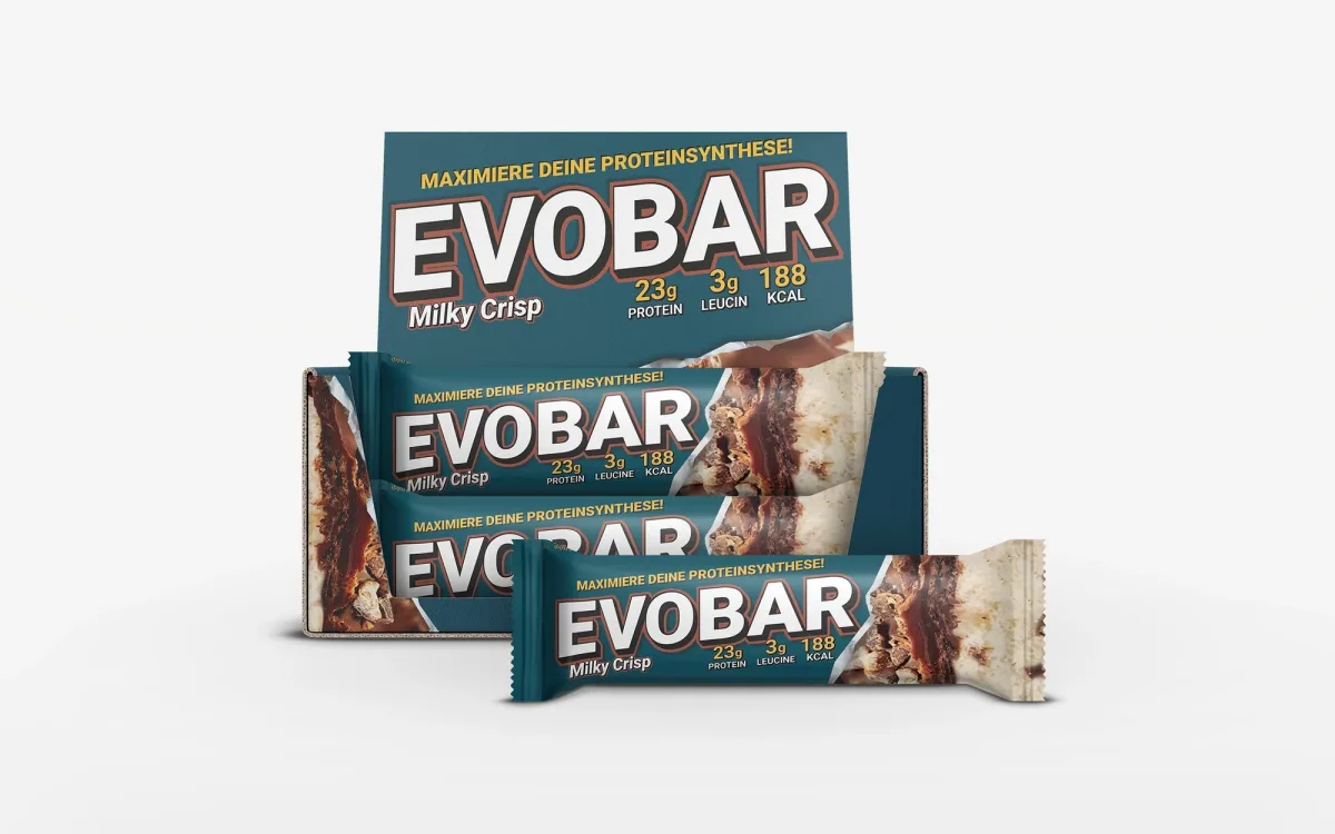 Evobar-Proteinriegel – Milky Crisp