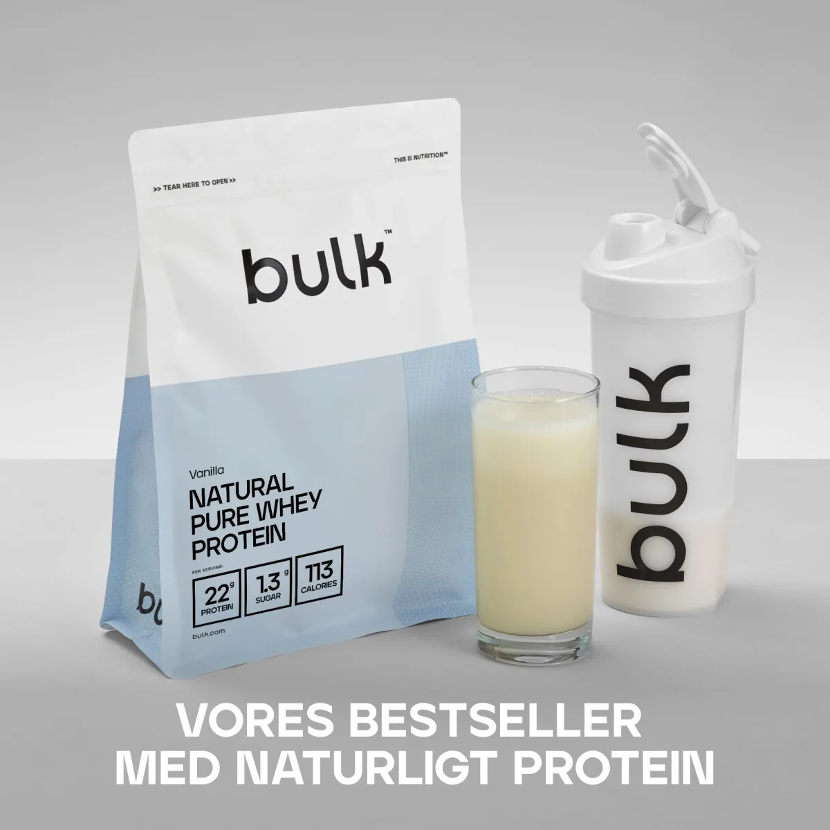 Natural Pure Whey Protein – Vanille