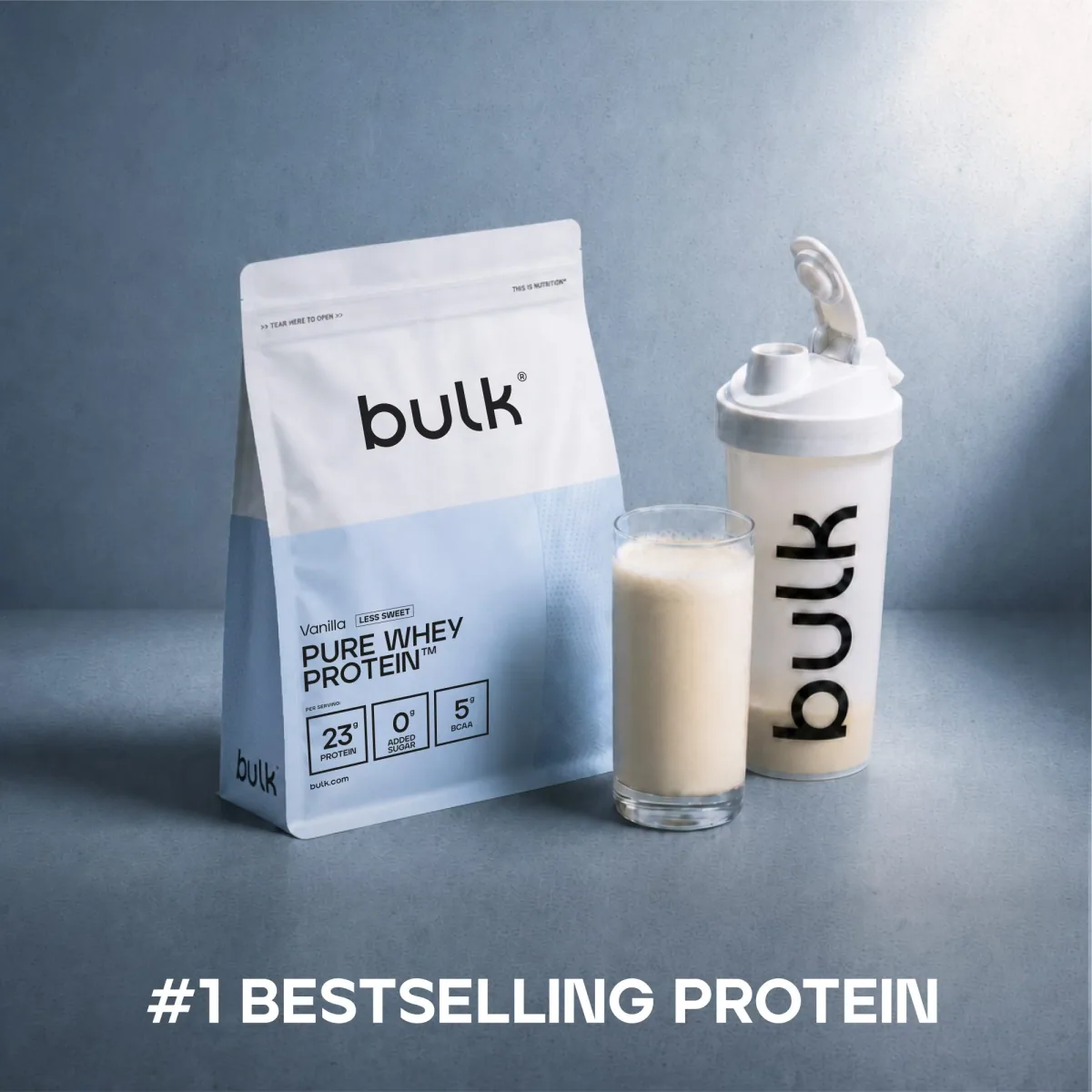 Pure Whey Protein – Vanille - weniger süß