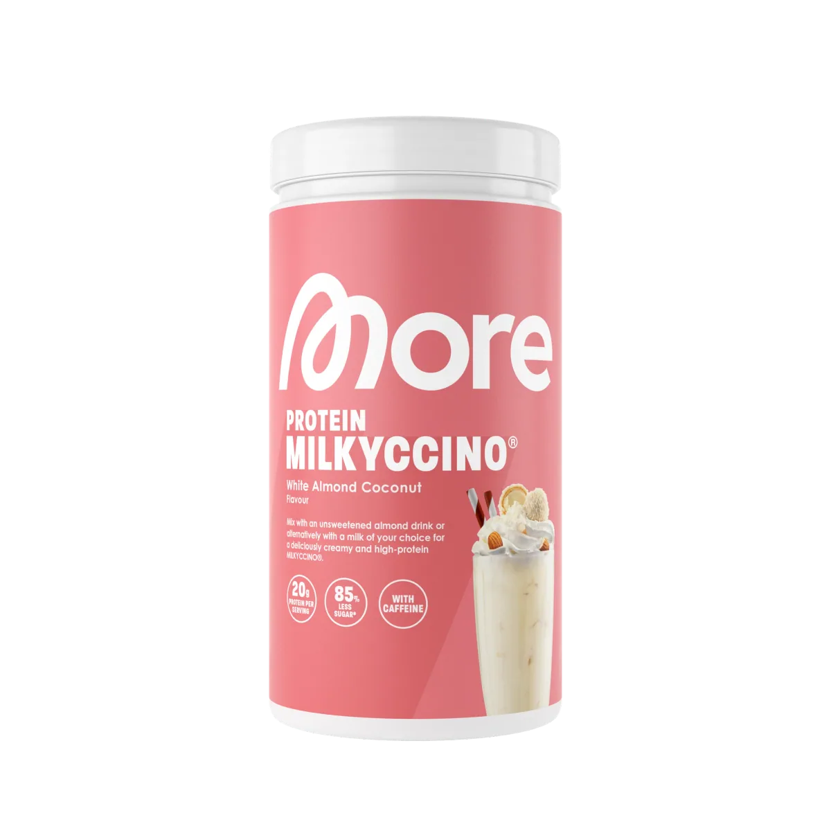 More Protein Milkyccino® – White Almond Coconut