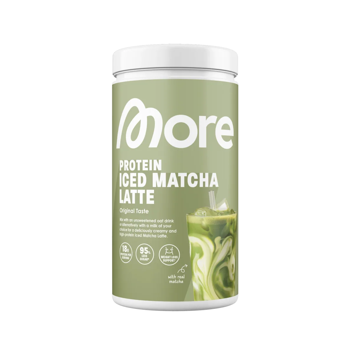 More Protein Iced Matcha Latte – Original Taste