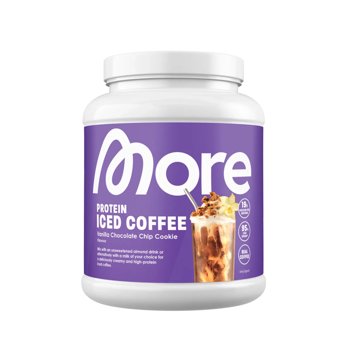 Protein Iced Coffee – Vanilla Chocolate Chip Cookie