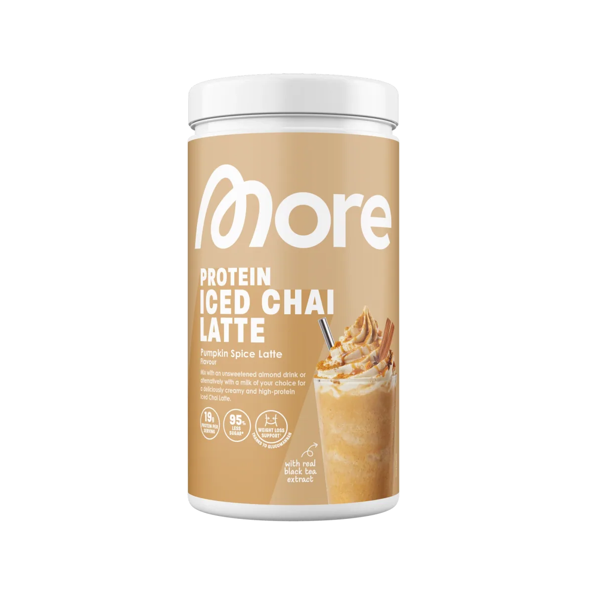 More Protein Iced Chai Latte – Pumpkin Spice Latte