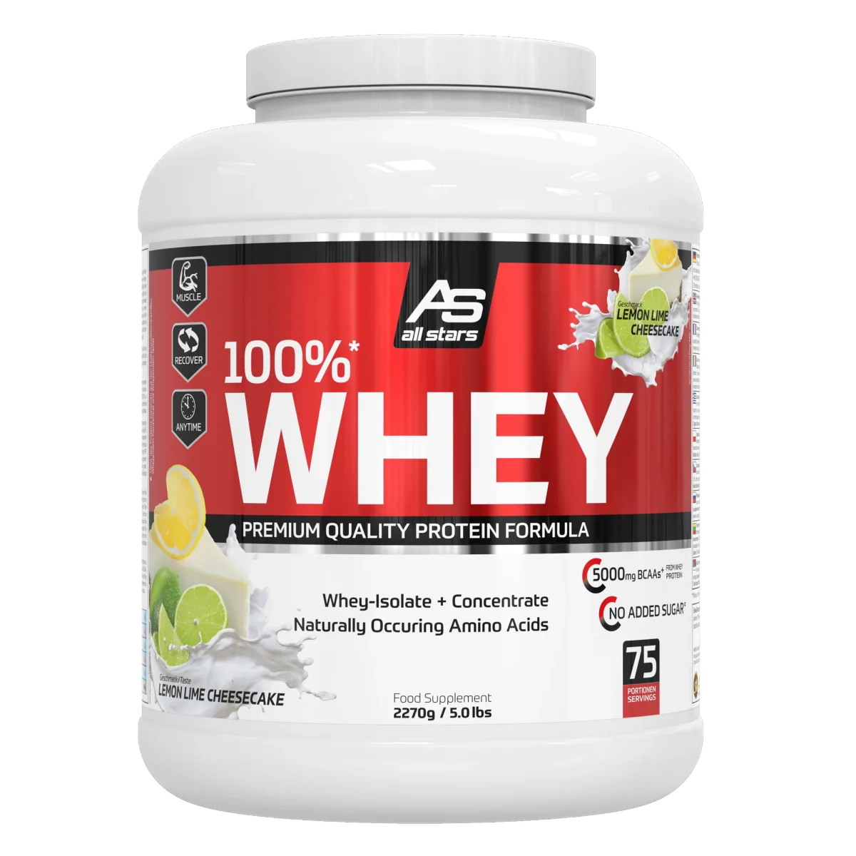 100%-Whey-Protein – Lemon Lime Cheesecake