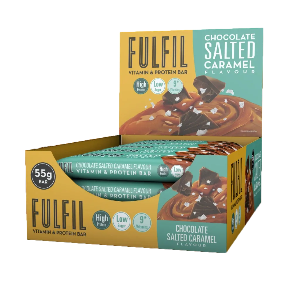 Fulfil Nutrition Vitamin & Protein Bar – Schokolade & Karamell mit Meersalz
