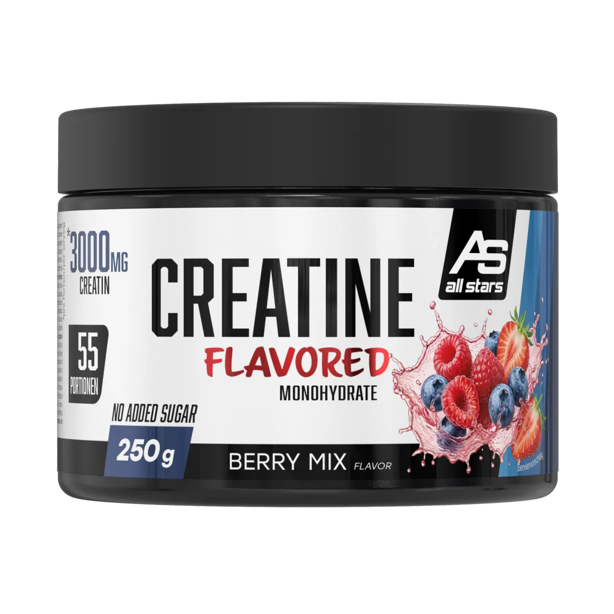 Creatine Flavored - 250g Dose – Berry Mix