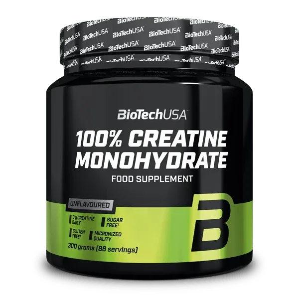 100% Creatine Monohydrate - 300 g Ohne Geschmack – ohne Geschmack
