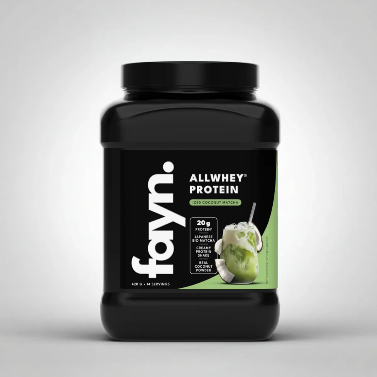 ALLWHEY Protein Matcha – Iced Coconut / 420g