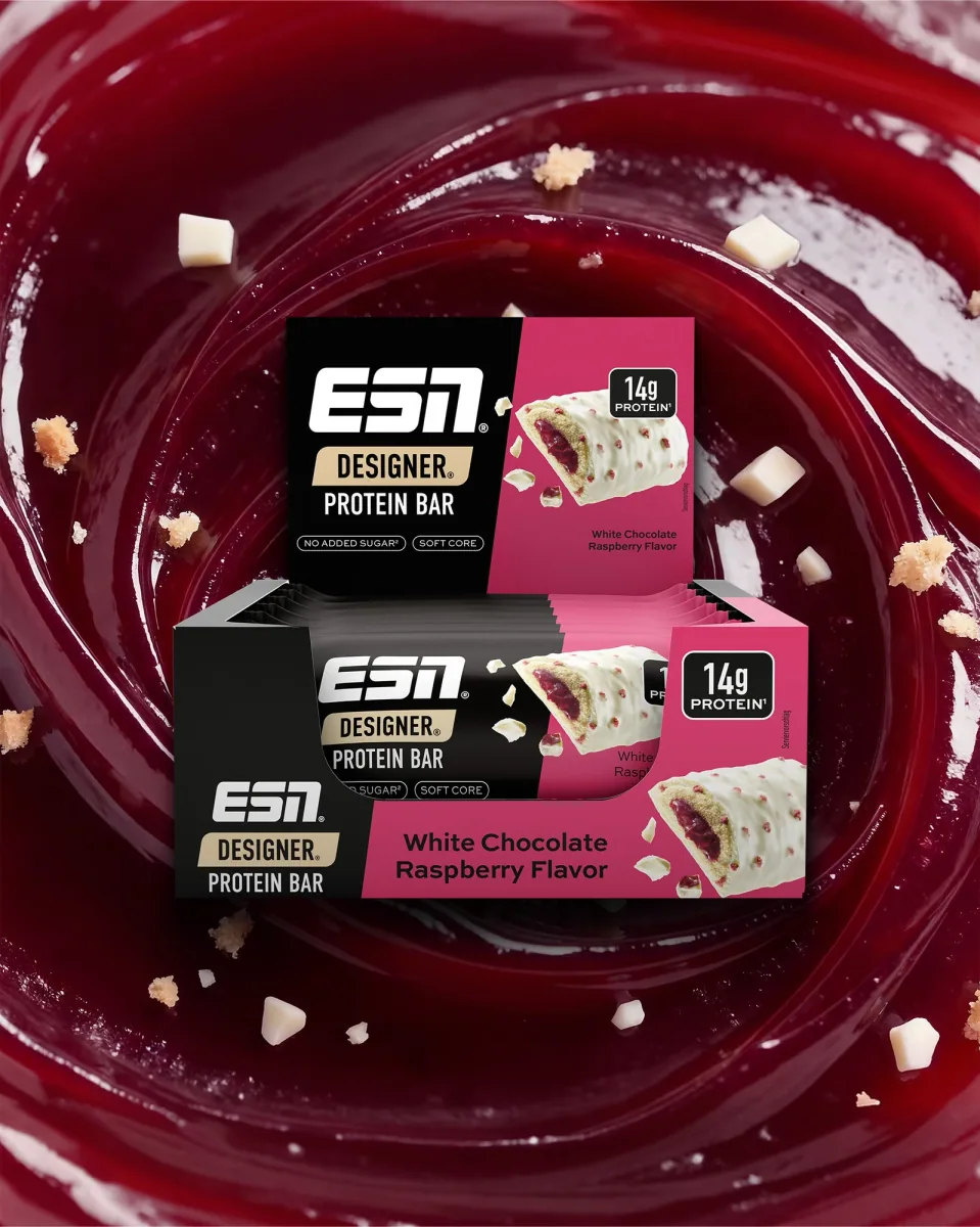 Designer-Bar-Proteinriegel – White Chocolate Raspberry