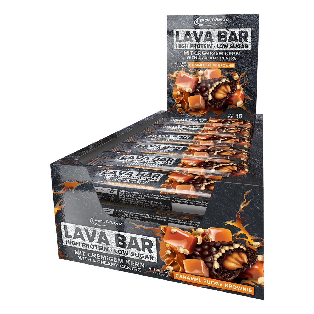 Lava-Bar-Protein-Riegel – Caramel Fudge Brownie