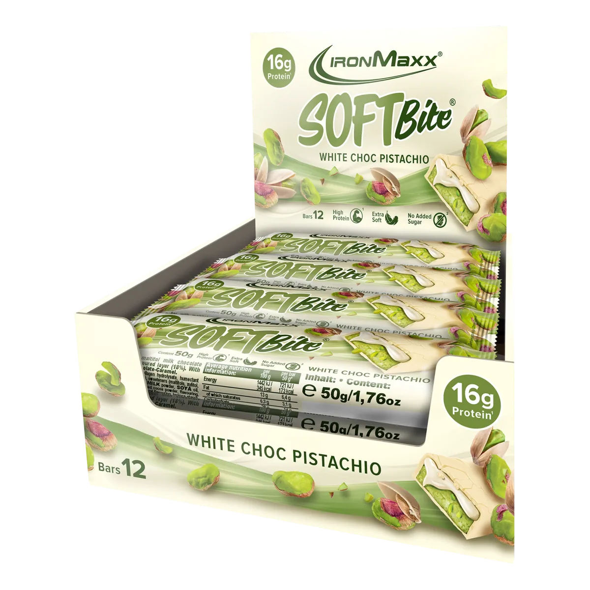 Softbite – White Chocolate Pistachio