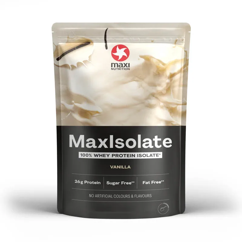 MaxIsolate 100% Whey Protein Isolate – Vanilla