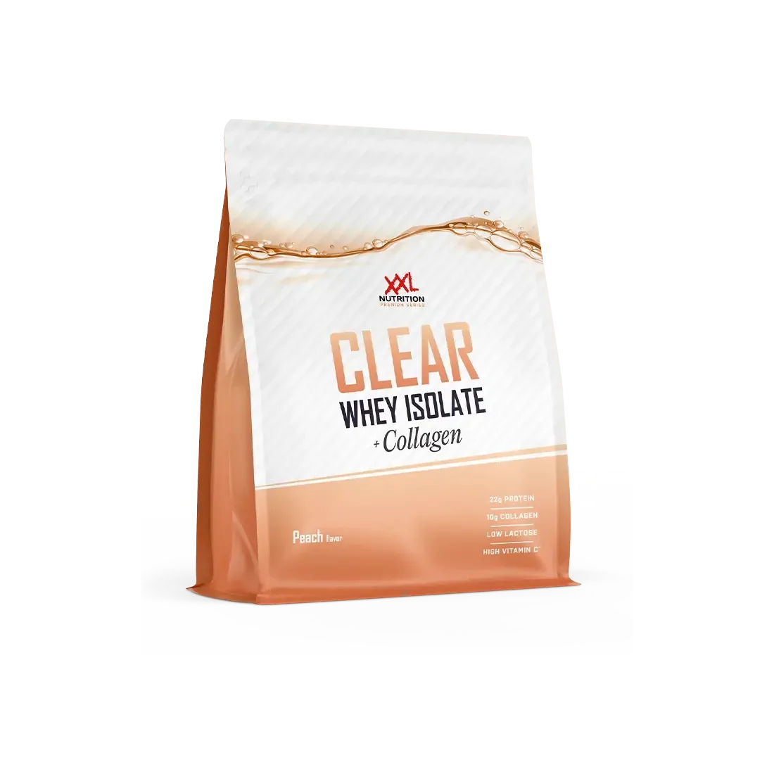 Clear Whey Isolate + Collagen – Pfirsich